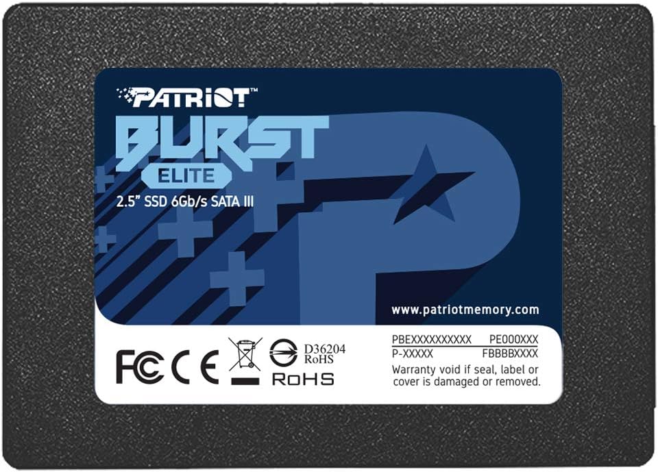 Patriot Brust Elite 120GB - front