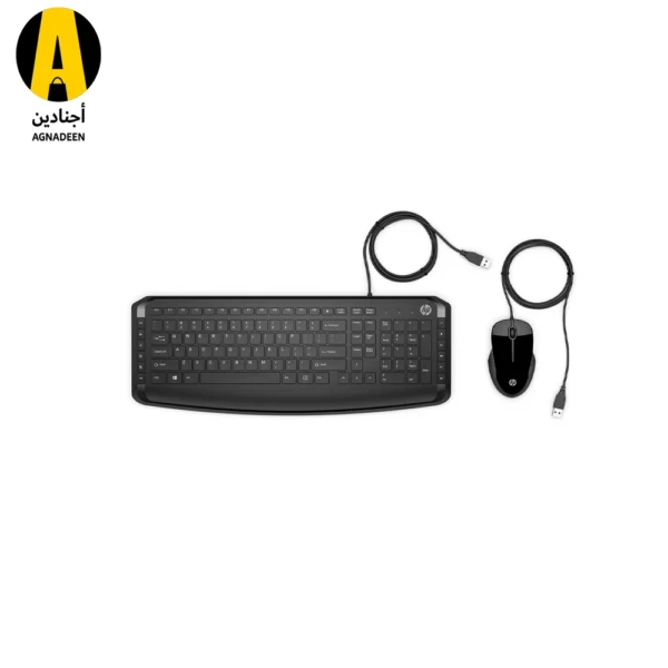 HP Wired Keyboard and Mouse COMBO 200 Black (9DF28AA)